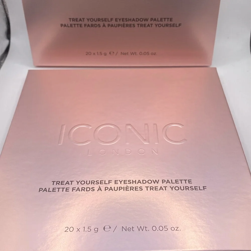 Iconic London Treat Yourself Eyeshadow Palette Shimmer Neutral Matte 20 shades